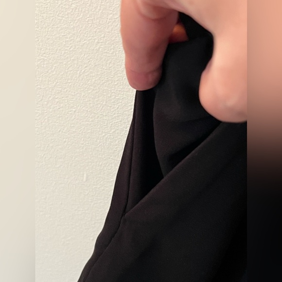 Wilfred | Little Black Racer Back Dress with Exposed Zipper - Size Small - Picture 10 of 14